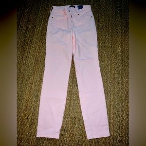 NYDJ Pale Pink Alina Ankle Jeans.